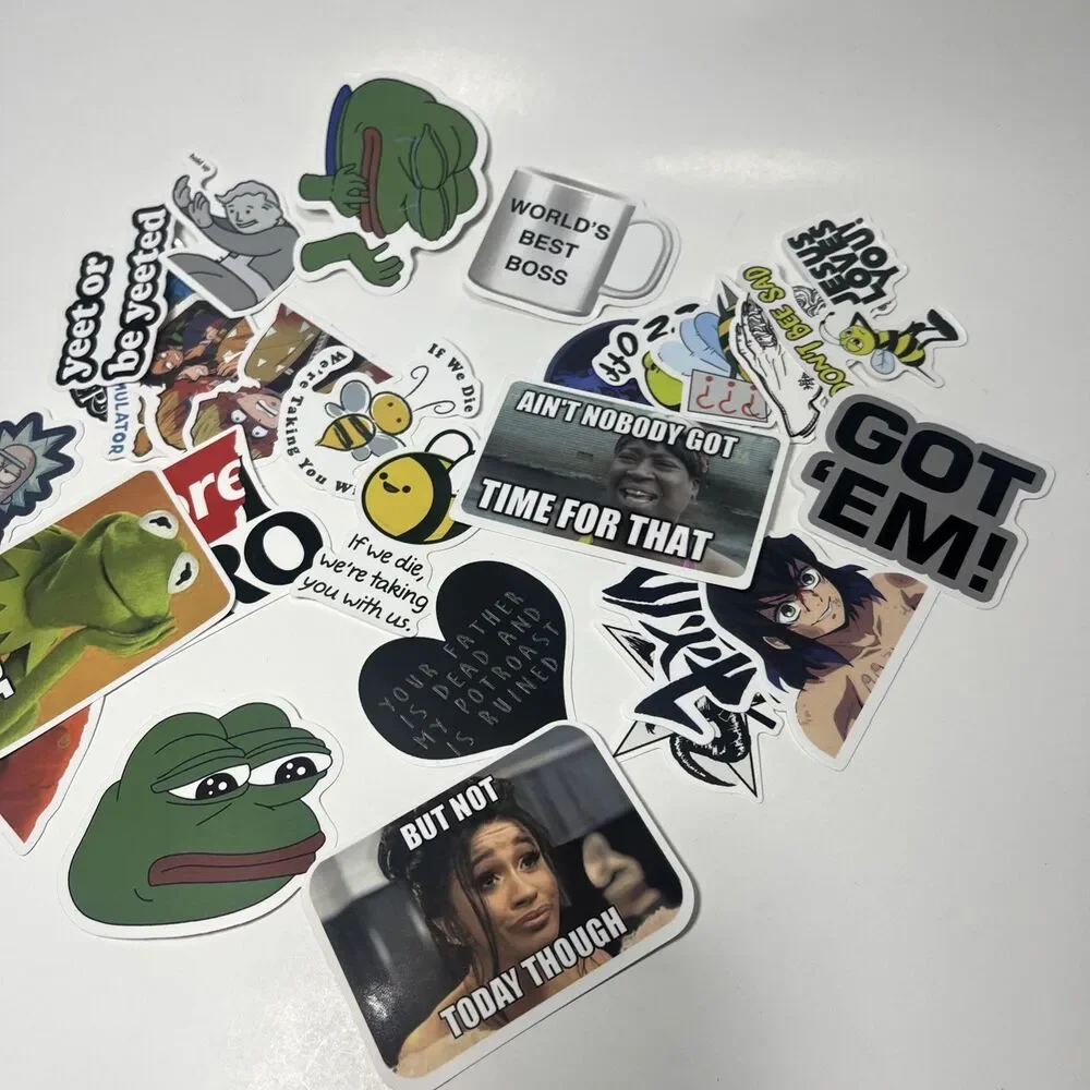 Memes Stickers Funny Stickers Vinyl Memes Funny Stickers for Adults 30 ct